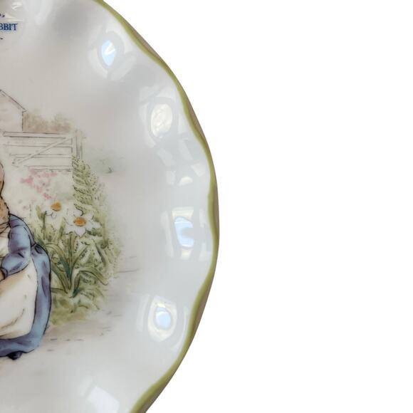 Beatrix Potter Peter Rabbit and Mother Strawberry 8” Salad Plates Set of 4 NEW - Picture 6 of 12